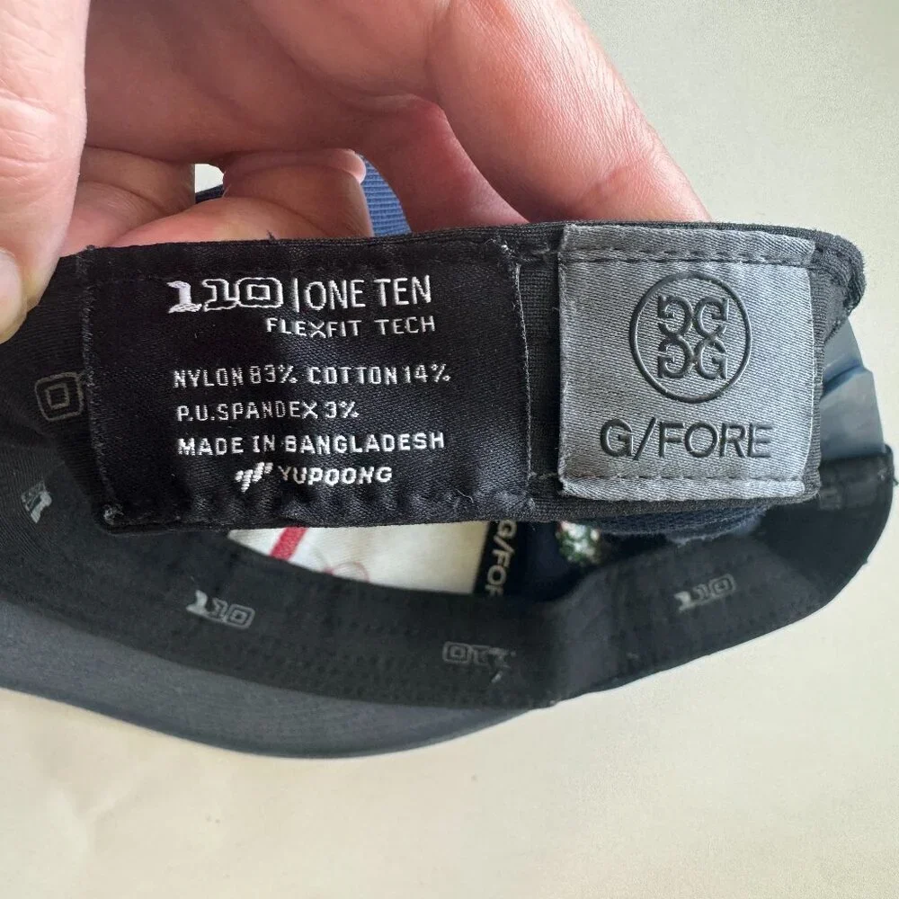 G/Fore Hat 1.10 Flex Fit Size O/S Blue Red (JTP Embroidery) Dragon 1925 Blue